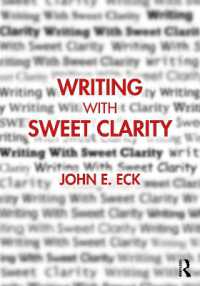 犯罪学者が教える専門的著述法<br>Writing with Sweet Clarity