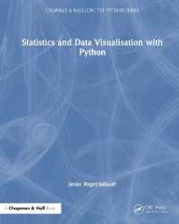 Pythonによる統計学とデータ可視化<br>Statistics and Data Visualisation with Python (Chapman & Hall/crc the Python Series)