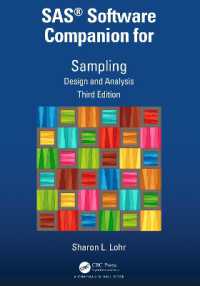 標本設計・分析（テキスト・第３版）SASコンパニオン<br>SAS® Software Companion for Sampling : Design and Analysis, Third Edition