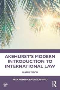 Akehurst現代国際法入門（第９版）<br>Akehurst's Modern Introduction to International Law （9TH）