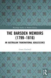 The Barsden Memoirs (1799-1816) : An Australian Transnational Adolescence (Routledge Studies in Modern History)