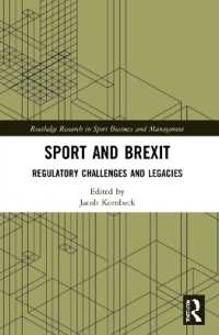 Sport and Brexit : Regulatory Challenges and Legacies (Routledge Research in Sport Business and Management)