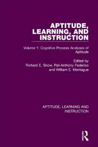 Aptitude, Learning, and Instruction : Volume 1: Cognitive Process Analyses of Aptitude (Aptitude, Learning and Instruction)