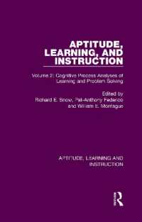 Aptitude, Learning, and Instruction : Volume 2: Cognitive Process Analyses of Learning and Problem Solving (Aptitude, Learning and Instruction)