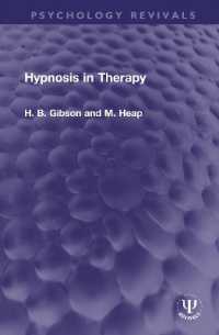 Hypnosis in Therapy (Psychology Revivals)