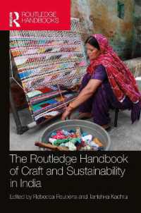 ラウトレッジ版　インドの工芸と持続可能性ハンドブック<br>The Routledge Handbook of Craft and Sustainability in India