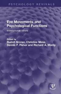 Eye Movements and Psychological Functions : International Views (Psychology Revivals)