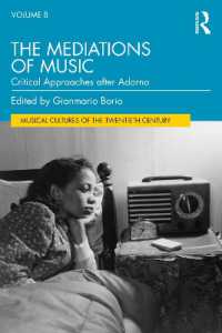 The Mediations of Music : Critical Approaches after Adorno (Musical Cultures of the Twentieth Century)