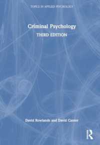 Criminal Psychology (Topics in Applied Psychology) （3RD）