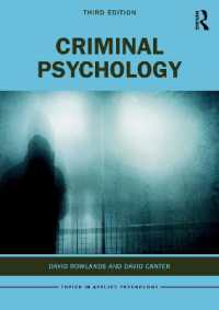 Criminal Psychology (Topics in Applied Psychology) （3RD）