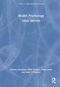 Health Psychology (Topics in Applied Psychology) （3RD）