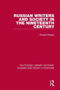 Russian Writers and Society in the Nineteenth Century (Routledge Library Editions: Russian and Soviet Literature)