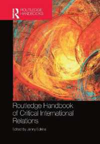 ラウトレッジ版　批判的国際関係論ハンドブック<br>Routledge Handbook of Critical International Relations