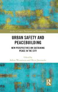 Urban Safety and Peacebuilding : New Perspectives on Sustaining Peace in the City (Studies in Conflict, Development and Peacebuilding)