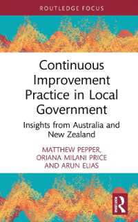 Continuous Improvement Practice in Local Government : Insights from Australia and New Zealand (Routledge Focus on Business and Management)