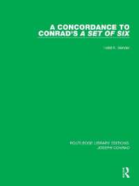 A Concordance to Conrad's a Set of Six (Routledge Library Editions: Joseph Conrad)