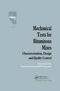 Mechanical Tests for Bituminous Mixes - Characterization, Design and Quality Control : Proceedings of the Fourth International RILEM Symposium