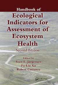 Handbook of Ecological Indicators for Assessment of Ecosystem Health (Applied Ecology and Environmental Management) （2ND）