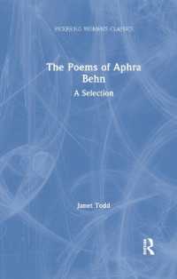The Poems of Aphra Behn : A Selection (Pickering Women's Classics)
