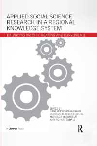 Applied Social Science Research in a Regional Knowledge System : Balancing validity, meaning and convenience