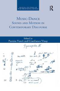 Music-Dance : Sound and Motion in Contemporary Discourse (Musical Cultures of the Twentieth Century)