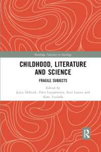 Childhood, Literature and Science : Fragile Subjects (Routledge Advances in Sociology)