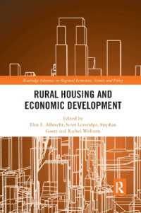 Rural Housing and Economic Development (Routledge Advances in Regional Economics, Science and Policy)