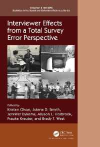 Interviewer Effects from a Total Survey Error Perspective (Chapman & Hall/crc Statistics in the Social and Behavioral Sciences)