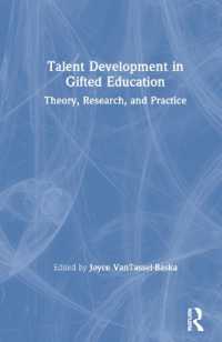 Talent Development in Gifted Education : Theory, Research, and Practice