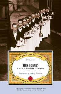 High Bonnet: A Novel of Epicurean Adventures (Modern Library Food")