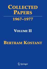 Ｂ．コスタント論文集２<br>Collected Papers : Volume II 1967–1977