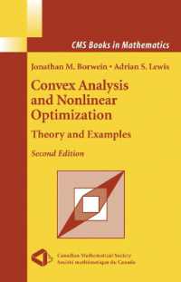 Convex Analysis and Nonlinear Optimization : Theory and Examples (CMS Books in Mathematics) （2ND）