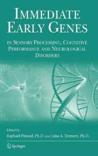 Immediate Early Genes in Sensory Processing, Cognitive Performance and Neurological Disorders