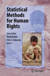 人権のための統計学<br>Statistical Methods for Human Rights （2007. 250 p. 23,5 cm）