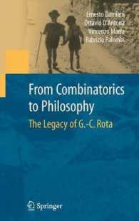 Combinatorics to Philosophy : The Legacy of G. C. Rota