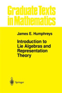 Introduction to Lie Algebras and Representation Theory (Graduate Texts in Mathematics)