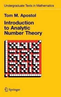 Introduction to Analytic Number Theory (Undergraduate Texts in Mathematics) （1ST 1976. Corr. 5th printing）