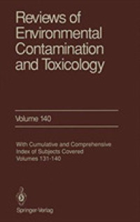 Reviews of Environmental Contamination and Toxicology (Reviews of Environmental Contamination and Toxicology) （1994）