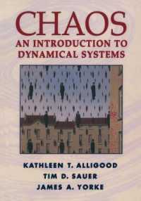 Chaos : An Introduction to Dynamical Systems. Textbooks in Mathematical Sciences （1997. XVII, 603 p. w. b&w figs., 25 col. figs. 23,5 cm）