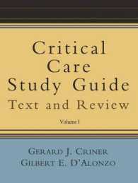 Critical Care Study Guide : Text and Review （2002. XV, 852 p. w. figs. 27,5 cm）