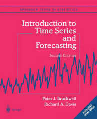 時系列と予測の理論入門（第２版）<br>Introduction to Time Series and Forecasting, w. CD-ROM (Springer Texts in Statistics) （2nd ed., repr. 2003. XIV, 434 p. w. 126 ill. 24,5 cm）