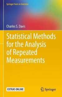 Statistical Methods for the Analysis of Repeated Measurements (Springer Texts in Statistics)