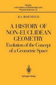 The History of Non-Euclidean Geometry : Evolution of the Concept of a Geometric Space (Studies in the History of Mathematics and the Physical Sciences