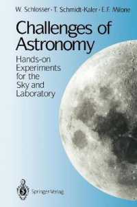 Challenges of Astronomy : Hands-On Experiments for the Sky and Laboratory