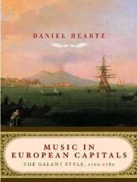 Music in European Capitals : The Galant Style, 1720-1780