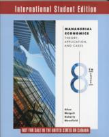 経営経済学（第８版・テキスト）<br>Managerial Economics : Theory, Applications and Cases (ISE) （8TH）