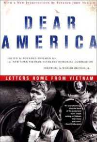 バ－ナ－ド・エデルマン『ディアアメリカ　戦場からの手紙』（原書）<br>Dear America : Letters Home from Vietnam
