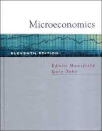 マンスフィールド『ミクロ経済学：理論と応用』テキスト（第１１版）<br>Microeconomics : Theory/Applications (ISE) （11TH）