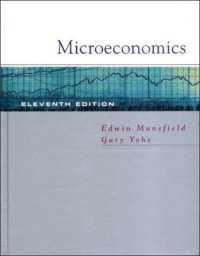 マンスフィールド『ミクロ経済学：理論と応用』テキスト（第１１版）<br>Microeconomics : Theory/Applications (ISE) （11TH）