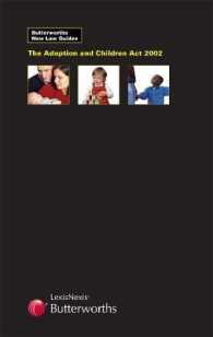 Adoption and Children Act 2002 (Butterworth's New Law Guides) -- Paperback